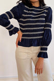 Smocked Peplum Blouse
