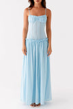 Spaghetti Strap Casual Maxi Dress
