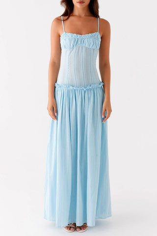 Spaghetti Strap Casual Maxi Dress