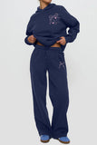 Casual Hoodie and Pants Set