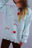Festive Embellished Holiday Sweater