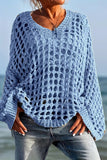 Open-Knit Sweater for Breezy Days