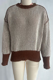 Stylish Striped Knit Sweater