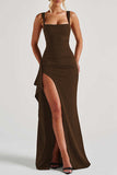 Elegant Maxi Dress with Side Slit