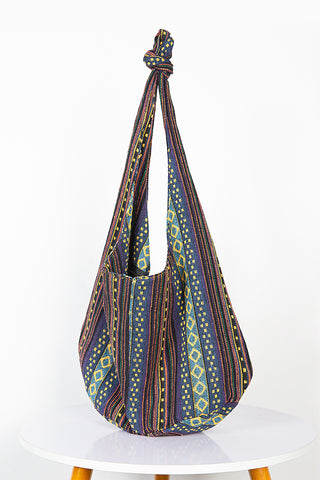 Striped Sling Shoulder Bag