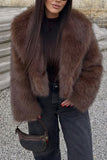Chic Faux Fur Jacket