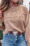 Slogan Graphic Pullover Top