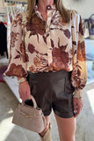 Button Down Floral Print Shirt