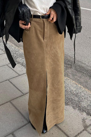 Split-Front Maxi Skirt