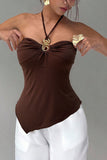 Elegant Halter-Neck Camisole
