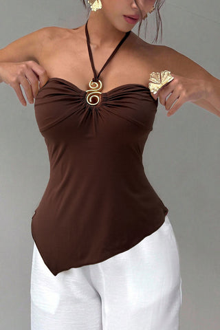Elegant Halter-Neck Camisole