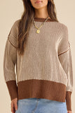 Stylish Striped Knit Sweater