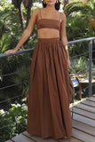 Elegant Two-Piece Skirt Set