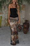 Animal Print Skirt