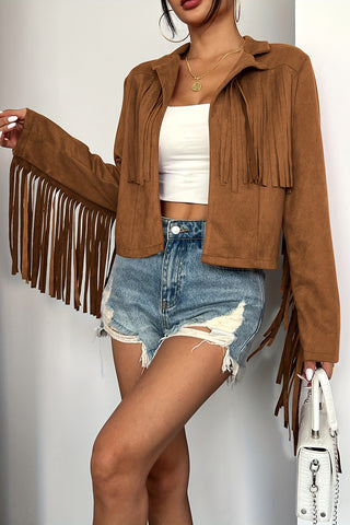 Fringe Detail Blazer