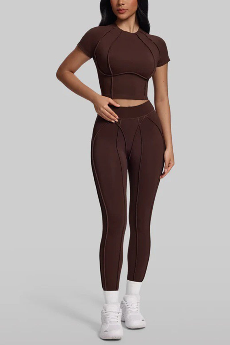 Sleek High-Waist Casual Leggings