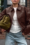 Classic Oversized Collar Jacket