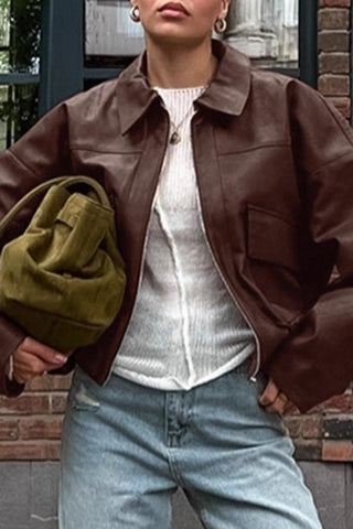 Classic Oversized Collar Jacket