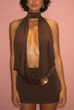 Halter Neck Mini Dress