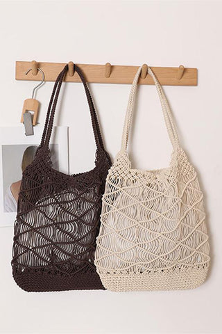 Stylish Macramé Tote Bag