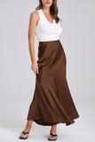 Elegant High-Waist Maxi Skirt