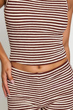 Striped Tank and Shorts Set
