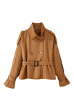 Double-Breasted Belted Jacket
