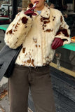 Faux Fur Patterned Jacket