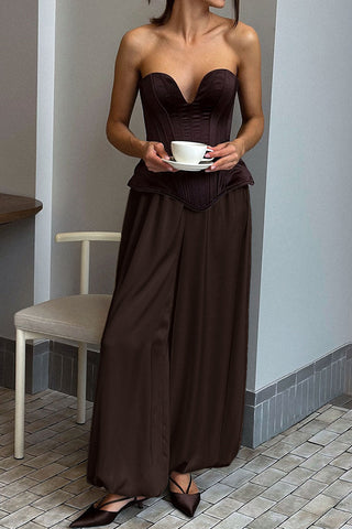 Wide-Leg Casual Pants