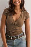 V-Neck Wrap T-Shirt