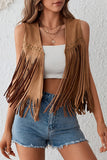 Fringe Studded Vest