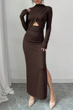 Chic Cutout Maxi Dress