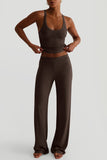 Ribbed Tank and Pants Set