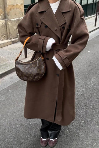 Classic Double-Breasted Trench Coat