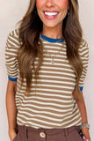 Striped Short Sleeve T-Shirt