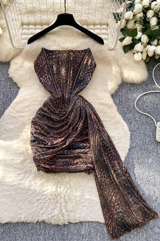 Elegant Ruched Evening Dress