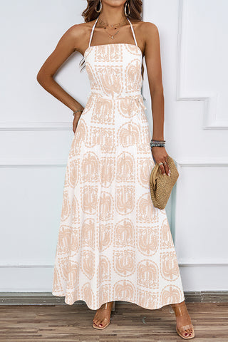 Halter-Neck Maxi Dress
