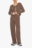 Tie-Front Two-Piece Pants Set