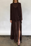 Elegant Draped Casual Dress