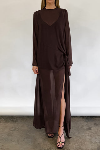 Elegant Draped Casual Dress