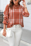 Plaid Patterned Sweater