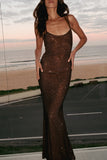 Elegant Sheer Evening Gown