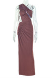One-Shoulder Ruched Dress