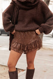Chic Layered Mini Skirt with Ruffles