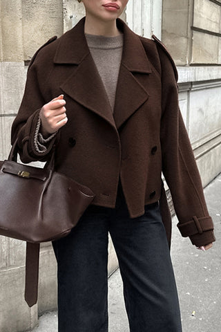 Double-Breasted Relaxed Fit Blazer