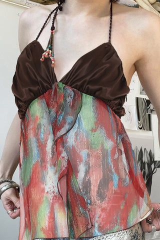 Artistic Halter Neck Camisole