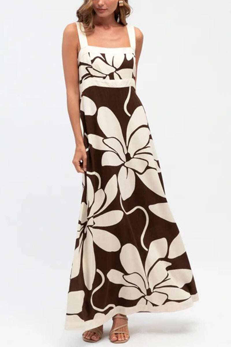 Floral Maxi Casual Dress