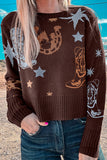 Western Motif Sweater