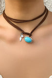 Chic Beaded Wrap Necklace