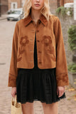 Floral Pattern Button Jacket